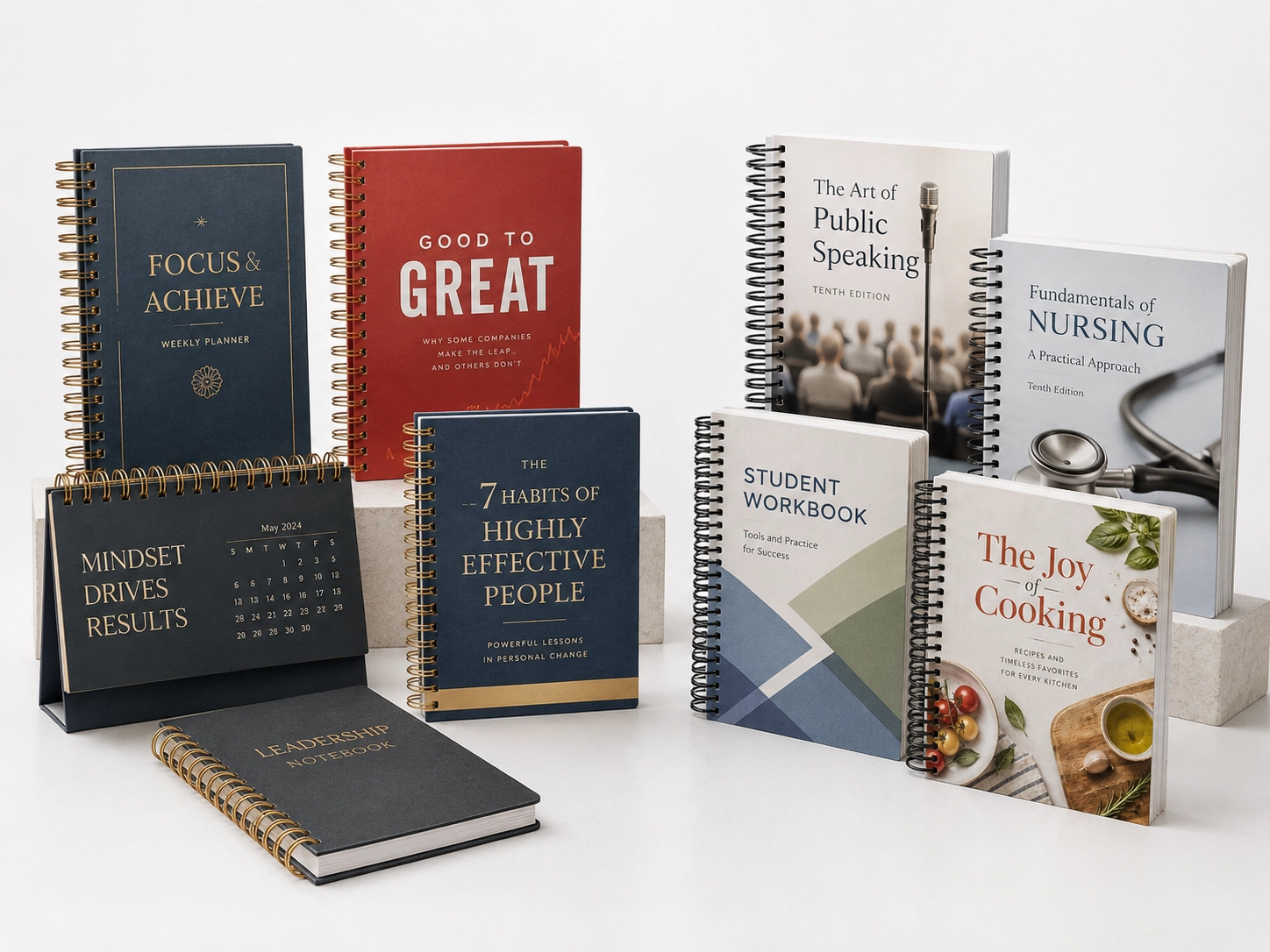 Wire-O Binding vs Spiral Binding: Best Choice for Custom Printed Books-LeadWorks Print Wire-O Binding vs Spiral Binding: Best Choice for Custom Printed Books-LeadWorks Print