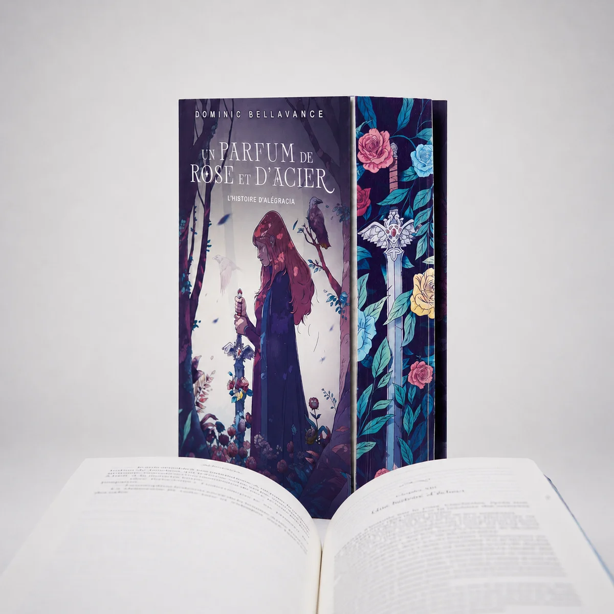 Premium perfect bound book with gatefold cover, foil stamping, decorative edge printing, and collector edition finishing.