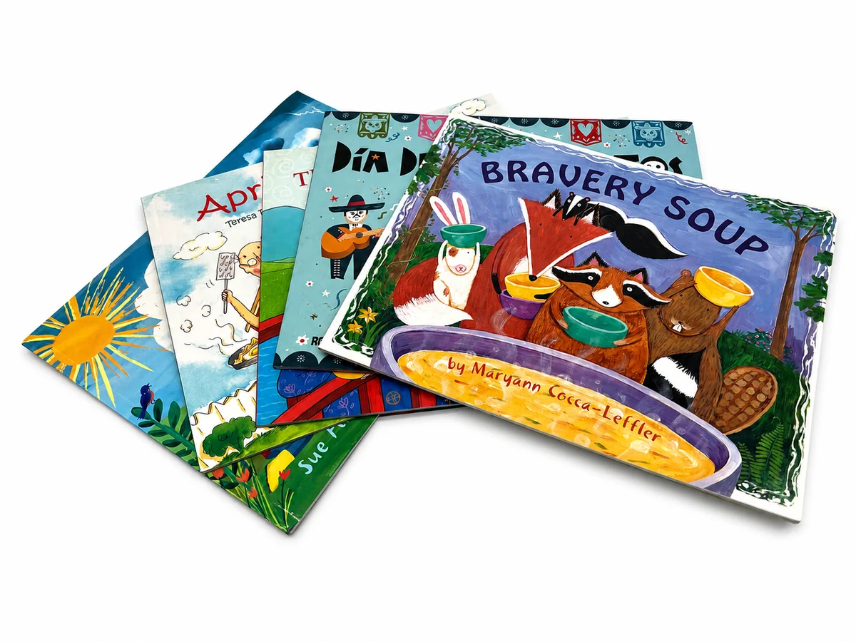 Custom Landscape Children's Picture Books with Full Color Illustration Printing and Perfect Bound Square Spine