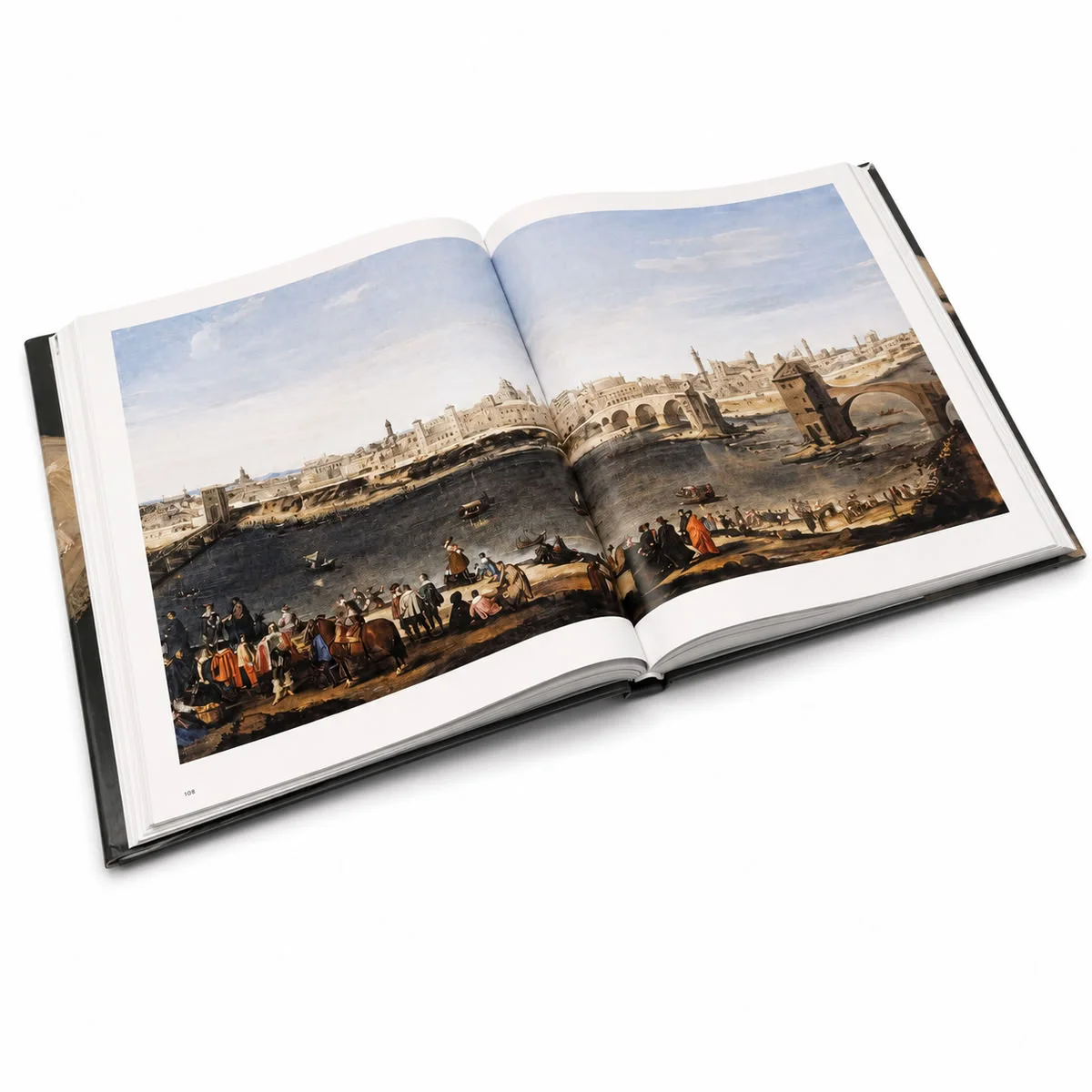 Large format hardcover art book printing with section sewn binding and color-critical artwork reproduction