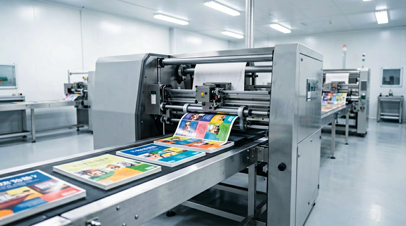 Book printing digital press production