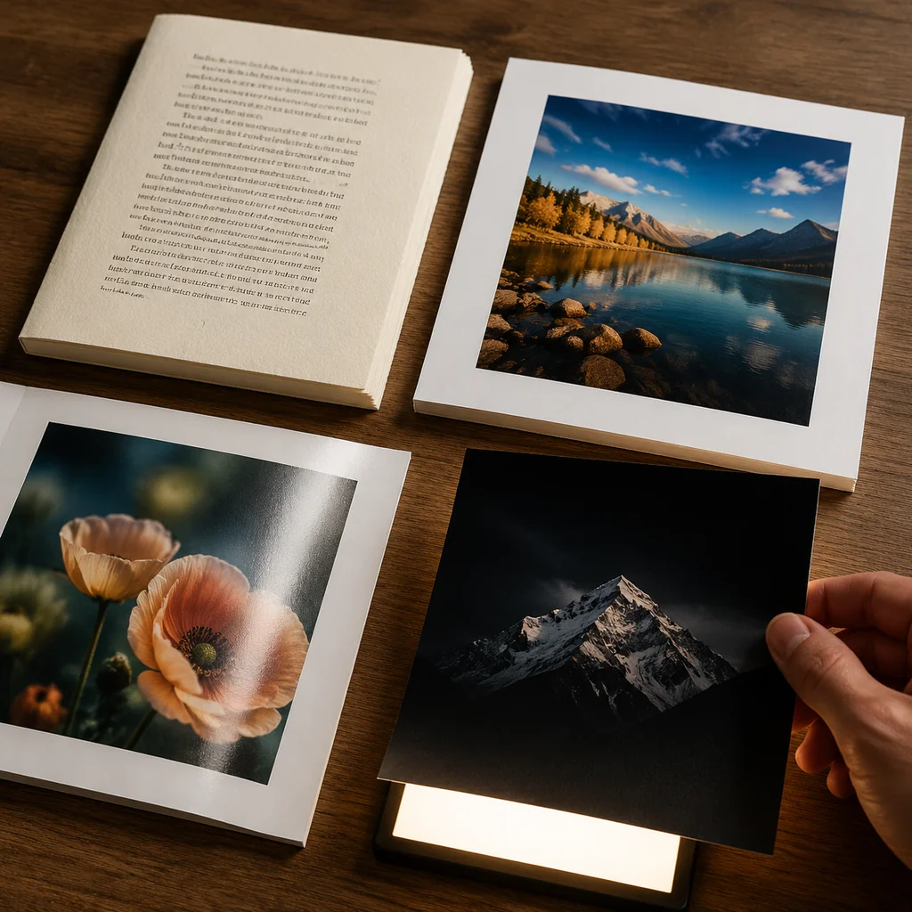 Book printing paper stocks