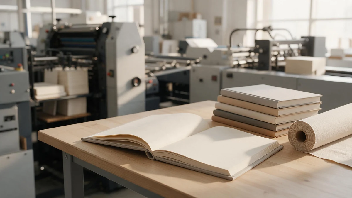 Hardcover book printing eco friendly casebound production