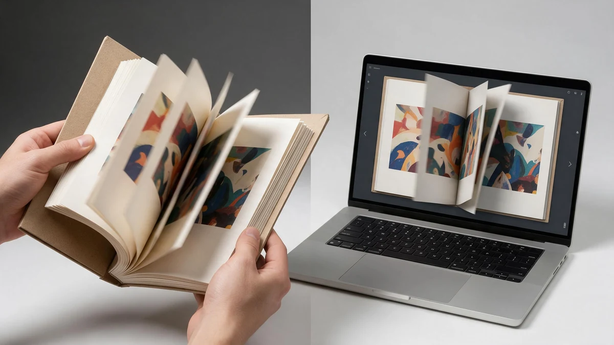 Flip book printing vs digital flipbook